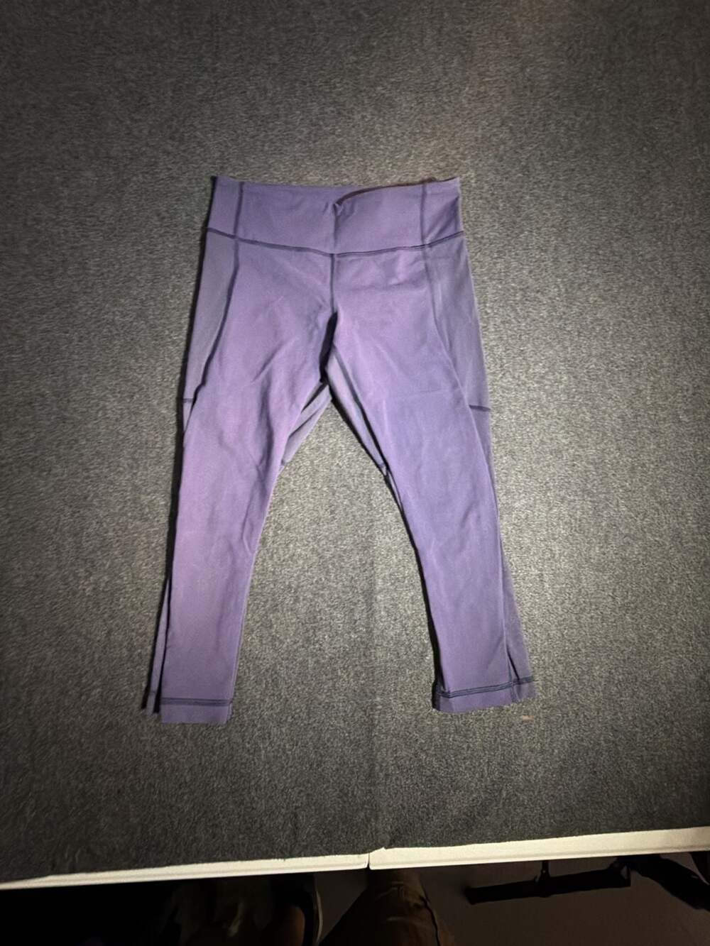 Lululemon High-Rise Crop Leggings with Side Pockets